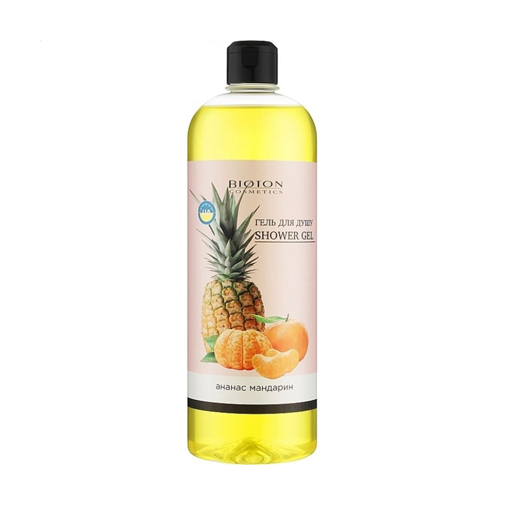 Гель для душу Bioton Cosmetics Shower Gel Ананас та мандарин, 1 л